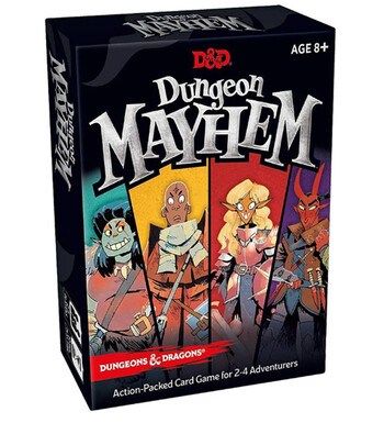 Dungeones Mayhem Dungeonsing Dragons Παιχνίδι καρτών 120 Κάρτες Παιχνίδι Διασκέδαση Πάρτι Family Friends Battle for Baldus Gate Board