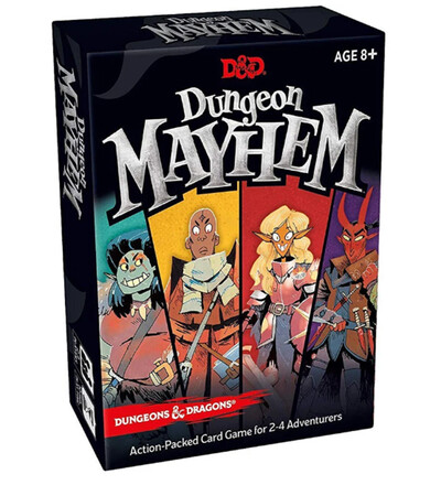 Dungeones Mayhem Dungeonsing Dragons kāršu spēle120 kārtis Rotaļlieta Izklaide Ballīte Ģimenes Draugi Cīņa par Baldurs Gate Board