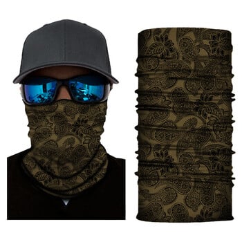 Υπαίθρια σπορ Bandana Man Seamless Balaclava Λαιμός Ποδηλατικό Κασκόλ μοτοσικλέτας Αντιανεμική αντηλιακή μάσκα προσώπου για ψάρεμα