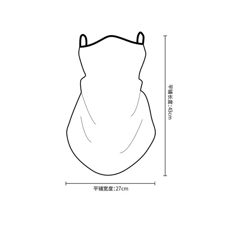 Κάλυμμα προστασίας προσώπου λαιμού μοτοσικλέτας με πλέγμα γυναικείων εξωτερικών χώρων, αντιανεμικό μαντήλι σωλήνα ποδηλασίας κατά της υπεριώδους ακτινοβολίας