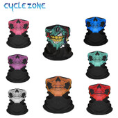 Balaclava maska s lubanjom za vožnju na otvorenom, prozračna MTB biciklistička lubanja, šal s licem duha, traka za vrat i vrat, cijev za glavu, štitnik za lice s balaclava cijevi