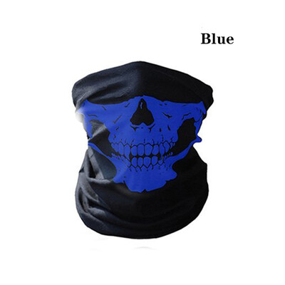 Balaclava maska s lubanjom za vožnju na otvorenom, prozračna MTB biciklistička lubanja, šal s licem duha, traka za vrat i vrat, cijev za glavu, štitnik za lice s balaclava cijevi