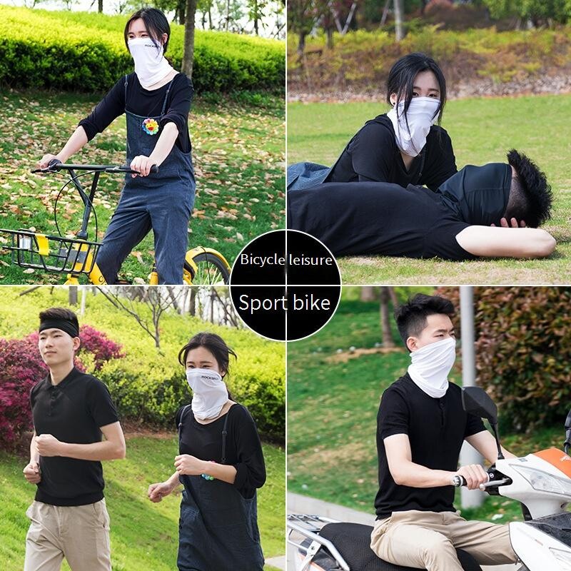 Cyklistická maska na tvár, absorbujúca pot, priedušná, rybárska, tréningová, športová, UV, šatka na krk, letná, tvárová bandana
