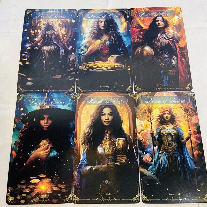 78Pcs Divine Celestial Tarot karte, visokokvalitetne tarot karte za proricanje sudbine za tarot špil za obiteljsku zabavu