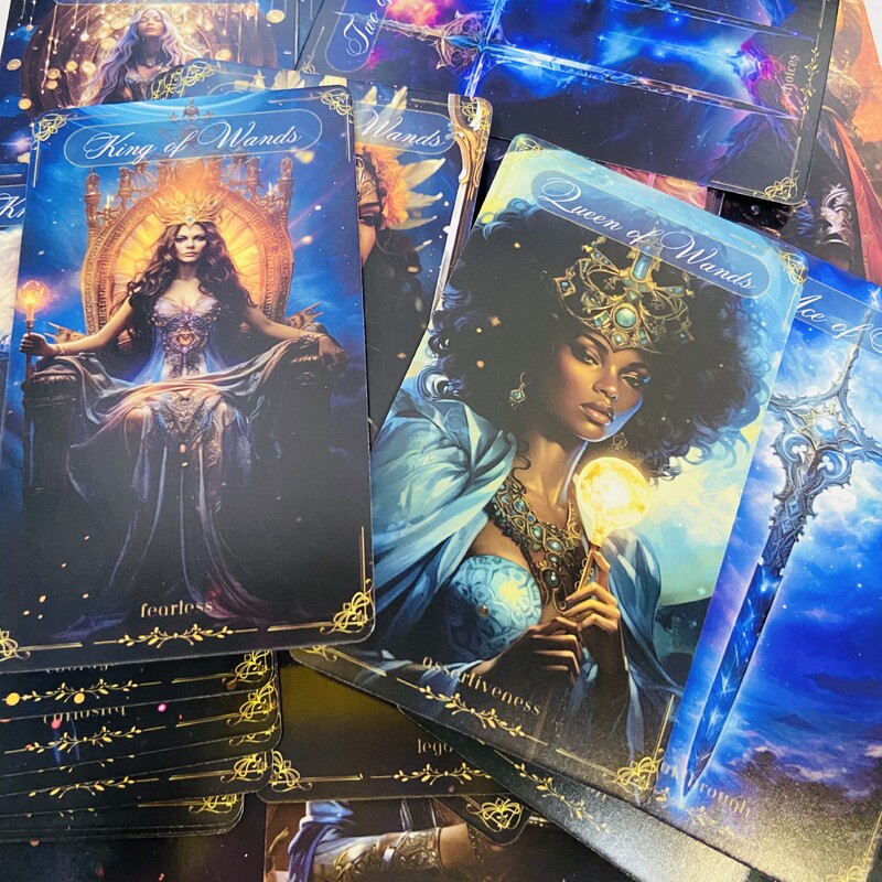 78Pcs Divine Celestial Tarot karte, visokokvalitetne tarot karte za proricanje sudbine za tarot špil za obiteljsku zabavu