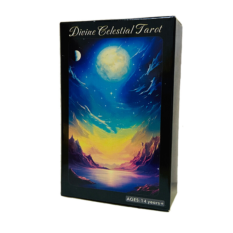 78Pcs Divine Celestial Tarot karte, visokokvalitetne tarot karte za proricanje sudbine za tarot špil za obiteljsku zabavu