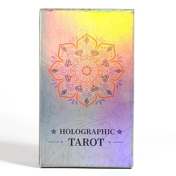 10,3*6cm MagicSeer Rainbow Cards Tarot Decks, Tarot Cards and Book sets for Beginners, Holographic Deck Tarot Deck