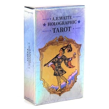 10,3*6cm MagicSeer Rainbow Cards Tarot Decks, Tarot Cards and Book sets for Beginners, Holographic Deck Tarot Deck