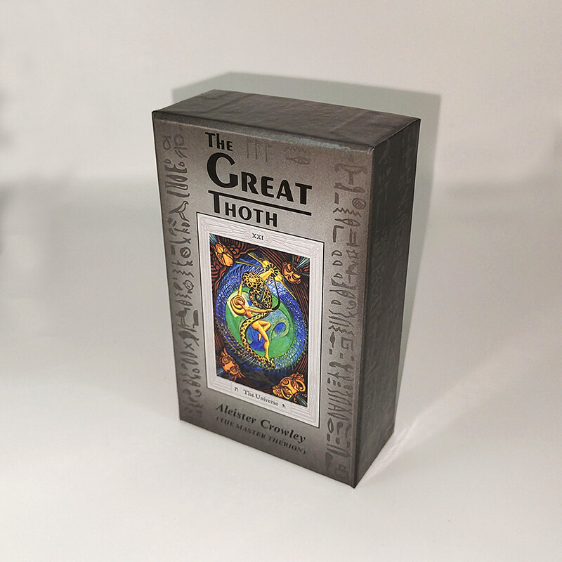 Aleister Crowley Luxe 80 karata za predviđanje Veliki THOTH Divination Tarot karte