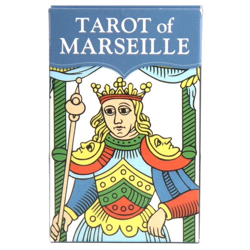 Tarot of Marseille Mini Marseille Tarot džepna društvena igra sa špilom od 78 karata