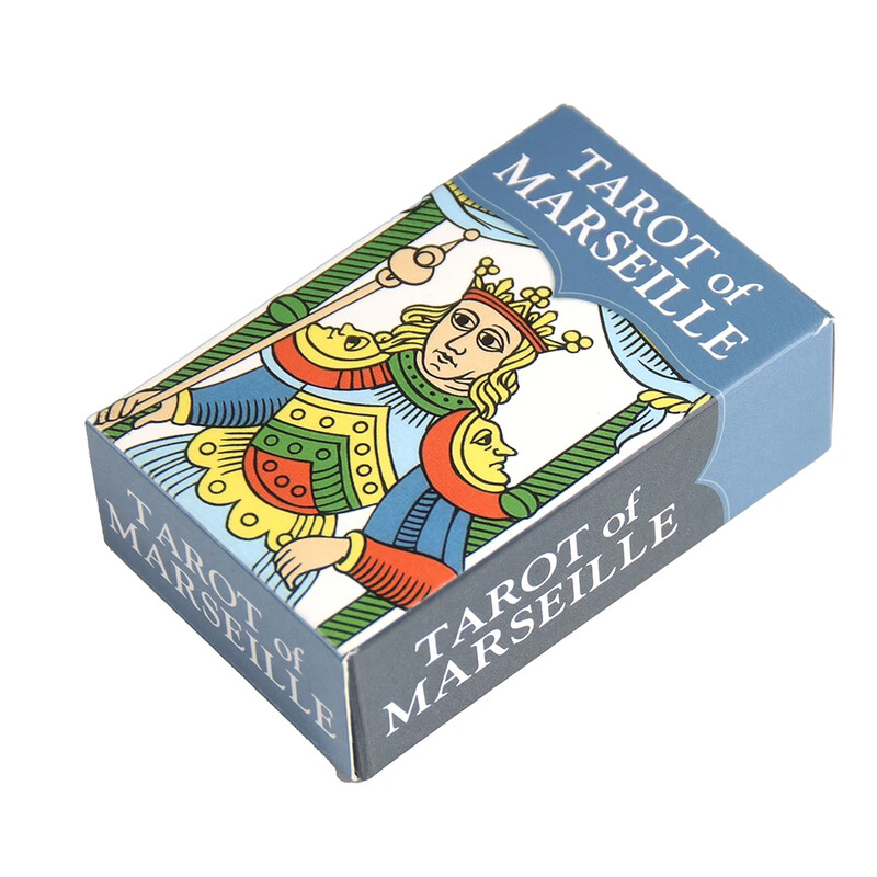 Tarot of Marseille Mini Marseille Tarot džepna društvena igra sa špilom od 78 karata