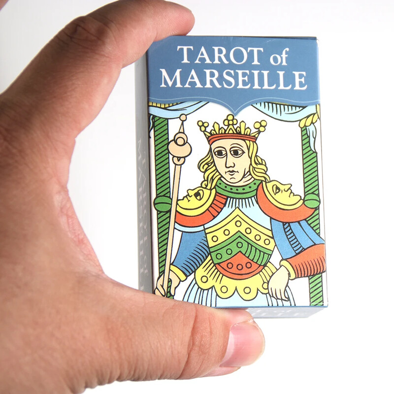 Tarot of Marseille Mini Marseille Tarot džepna društvena igra sa špilom od 78 karata
