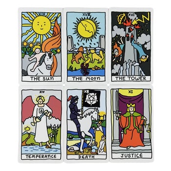 Lucky Tarot Cards Of Rider A 78 Messages Deck Oracle English Visions Divination Edition Borad Παίζοντας παιχνίδια