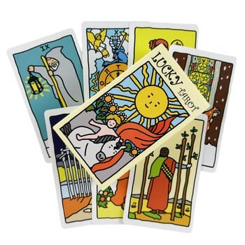 Lucky Tarot Cards Of Rider A 78 Messages Deck Oracle English Visions Divination Edition Borad Παίζοντας παιχνίδια