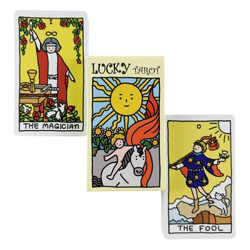 Lucky Tarot Cards Of Rider A 78 Messages Deck Oracle English Visions Divination Edition Borad Παίζοντας παιχνίδια