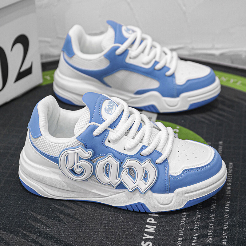 Cipele za klizanje Muške modne ravne cipele za hodanje s neklizajućim debelim potplatom Udobne muške sportske cipele luksuznog dizajna na vezanje