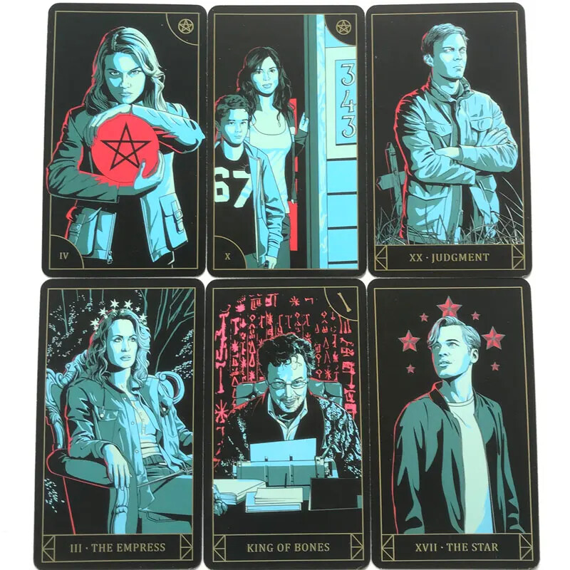 Nadprirodzené tarotové karty Veštenie osudu Rodinná oslava Papierové karty Hra Tarot a rôzne možnosti tarotu PDF sprievodca
