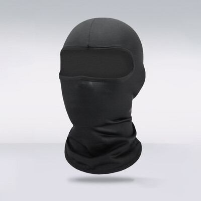 1PC crni šešir bez rupa za cijelo lice Žene Muškarci Simulacija Cs Balaclava kapa Zaštita od UV zračenja Biciklistička skijaška maska s više rupa