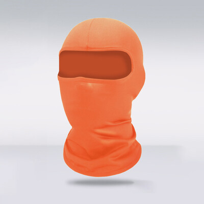 1PC crni šešir bez rupa za cijelo lice Žene Muškarci Simulacija Cs Balaclava kapa Zaštita od UV zračenja Biciklistička skijaška maska s više rupa