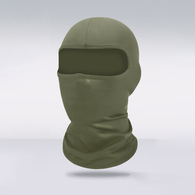 1PC crni šešir bez rupa za cijelo lice Žene Muškarci Simulacija Cs Balaclava kapa Zaštita od UV zračenja Biciklistička skijaška maska s više rupa