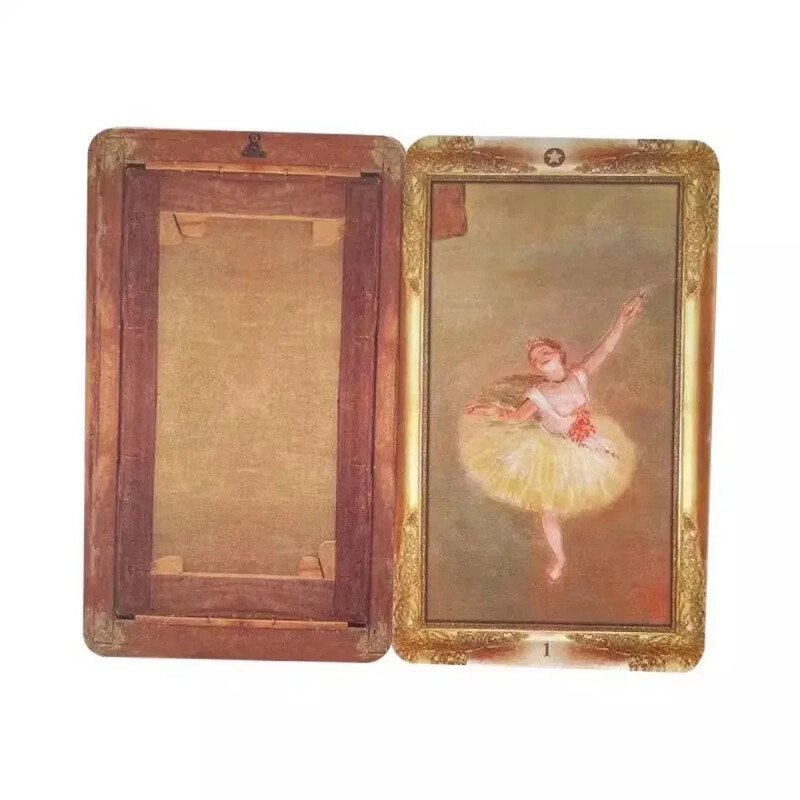 Cărți de tarot impresionist Un pachet de 78 Oracle English Visions Divination Edition Borad Jocuri de joc