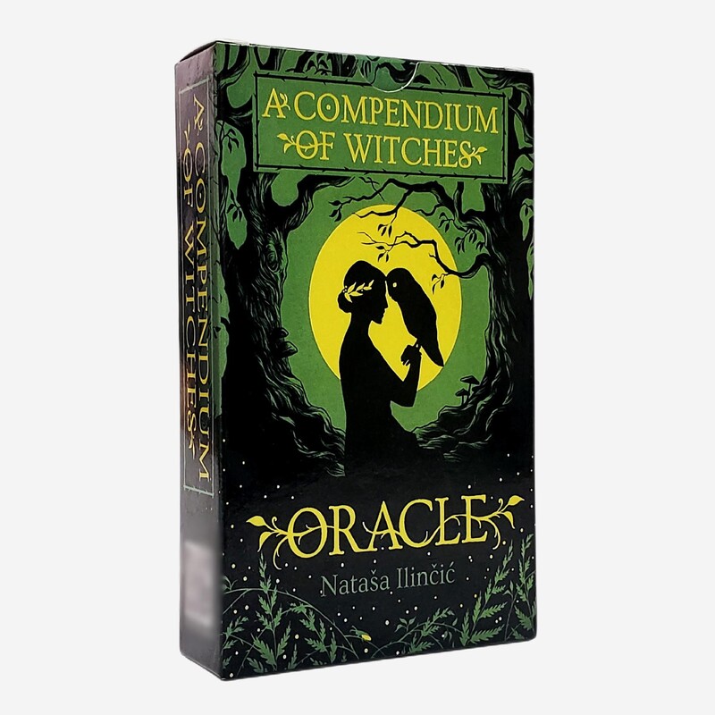 Novi špil karata 12x7cm Kompendij vještica Oracle Cards 60 karata/komplet Obitelj Prijatelji Party Divination Društvena igra Blagdanski dar