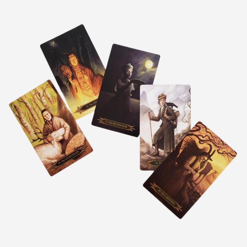 Novi špil karata 12x7cm Kompendij vještica Oracle Cards 60 karata/komplet Obitelj Prijatelji Party Divination Društvena igra Blagdanski dar