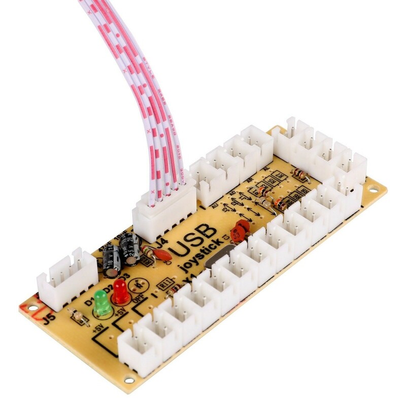 5 komada 5-pinskog kabela za SANWA joystick 2,54 mm ženski na ženski JST XH adapter SANWA kabel SANWA JLF žice za joystick SANWA