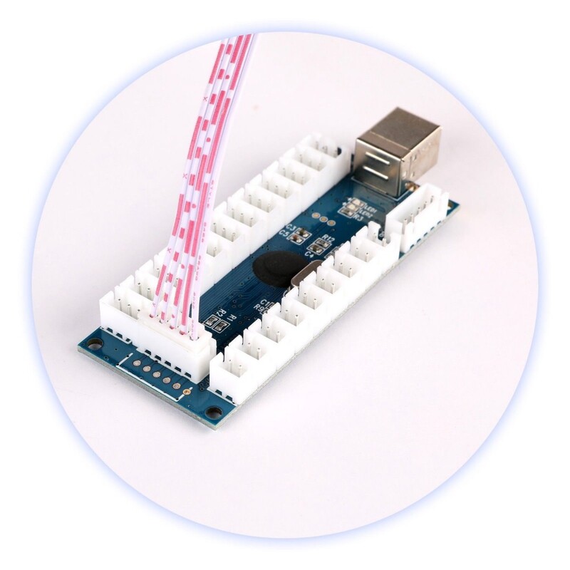 5 komada 5-pinskog kabela za SANWA joystick 2,54 mm ženski na ženski JST XH adapter SANWA kabel SANWA JLF žice za joystick SANWA