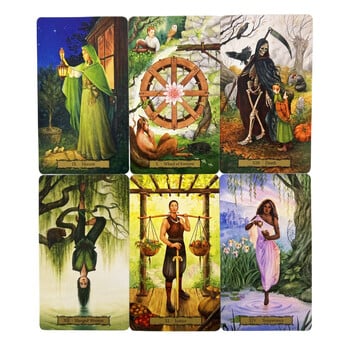 Tarot of The Witch\'s Garden Cards Game Divination Deck Αγγλικές εκδόσεις Έκδοση Oracle Board Παίζοντας επιτραπέζιο παιχνίδι για πάρτι