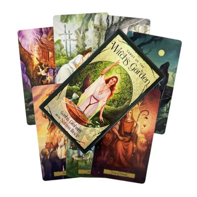 Tarotul grădinii vrăjitoarei Joc de cărți Divination Deck Versiuni în limba engleză Ediție Oracle Board Joc de masă pentru petrecere