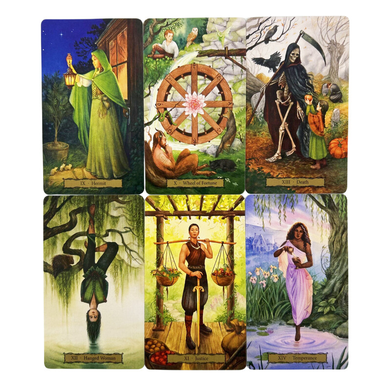 Tarot of The Witch's Garden Kartaške igre Špil za proricanje Engleske verzije Izdanje Oracle Board Stolna igra za zabavu