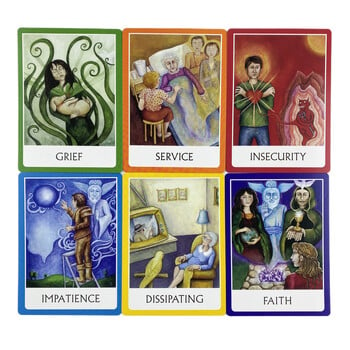 Chakra Wisdom Oracle Cards A 49 Tarot English Visions Divination Edition Deck Borad Παίζοντας παιχνίδια