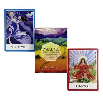 Chakra Wisdom Oracle Cards A 49 Tarot English Visions Divination Edition Deck Borad Παίζοντας παιχνίδια