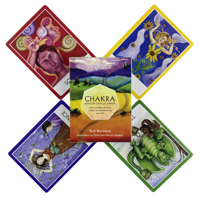 Chakra Wisdom Oracle Cards A 49 Tarot angļu Visions Divination Edition Klāja Borad spēles