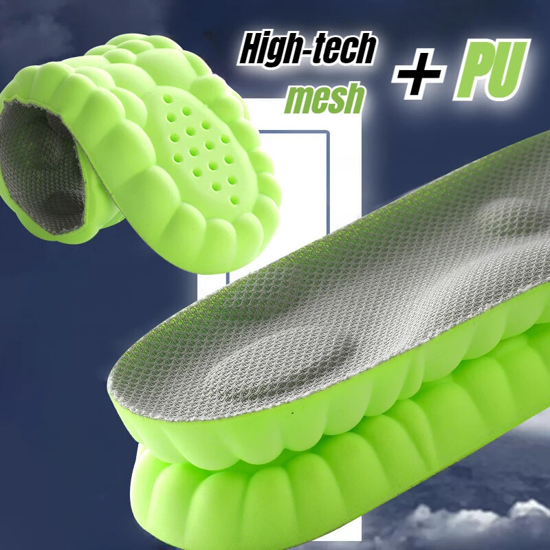 6PCS Cloud Technolegy Sportski ulošci Super mekani masažni ulošci za stopala Košare za trčanje Umetci za cipele Potplati Jastuk za potporu luka