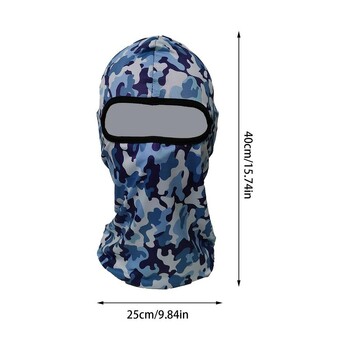 1PC Summer Riding Ice Silk Balaclavas Мотоциклет Велосипед Anti-UV Цяло лице Шапка Ветроустойчив Шал Мъжки Спорт на открито Туризъм