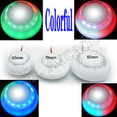 1kom 65mm 76mm 85mm 12V LED tipka stroja za lutke Šarena 12V arkadna LED tipka