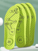 Pelin Dezodorans Foot Cushion Ulošci za Tenisice Foot Acupoint Masaža Cipele Umetci Plantar Fasciitis Relief Super Soft Pad