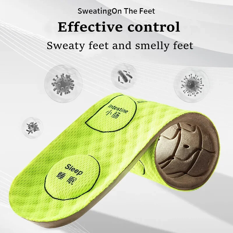 Pelin Dezodorans Foot Cushion Ulošci za Tenisice Foot Acupoint Masaža Cipele Umetci Plantar Fasciitis Relief Super Soft Pad