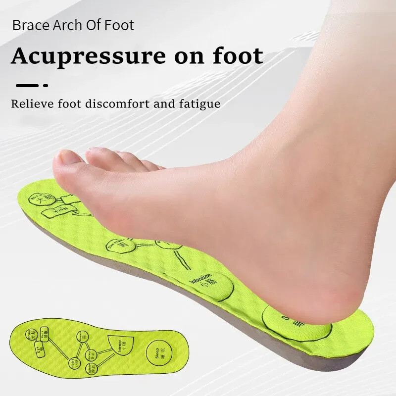 Pelin Dezodorans Foot Cushion Ulošci za Tenisice Foot Acupoint Masaža Cipele Umetci Plantar Fasciitis Relief Super Soft Pad