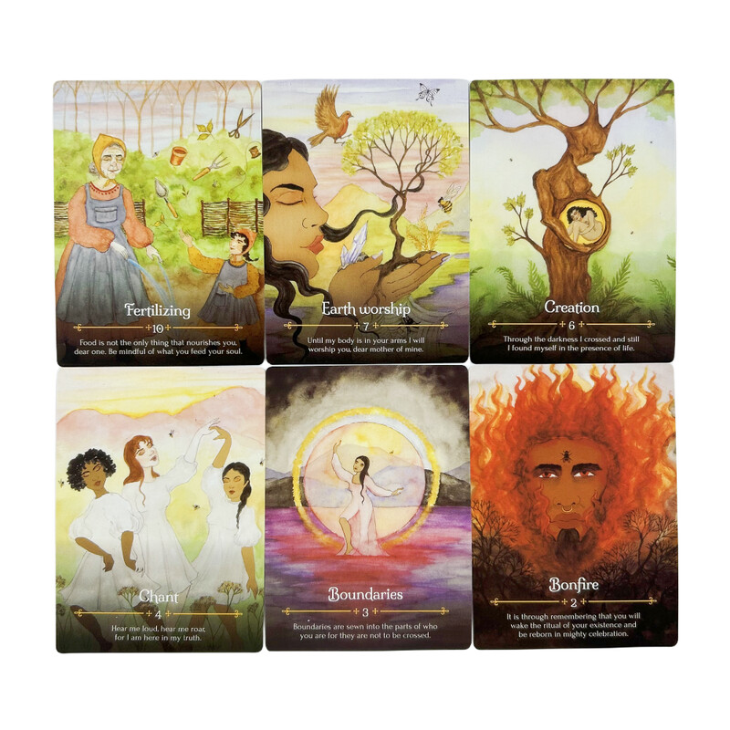 Seasons Of The Witch Beltane Oracle Cards Divination Tarot Επιτραπέζιο παιχνίδι Deck Fortune Telling Family Party Guide Versions Edition