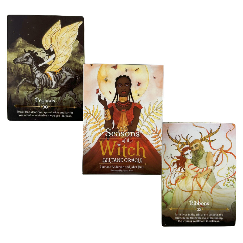 Seasons Of The Witch Beltane Oracle Cards Divination Tarot Επιτραπέζιο παιχνίδι Deck Fortune Telling Family Party Guide Versions Edition