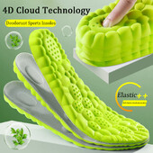 Ortopedski ulošci za trčanje od lateksa za cipele Jastučić za sportsku obuću Super meka elastičnost Dezodorans Potpora luku Masaža Apsorpcija udara