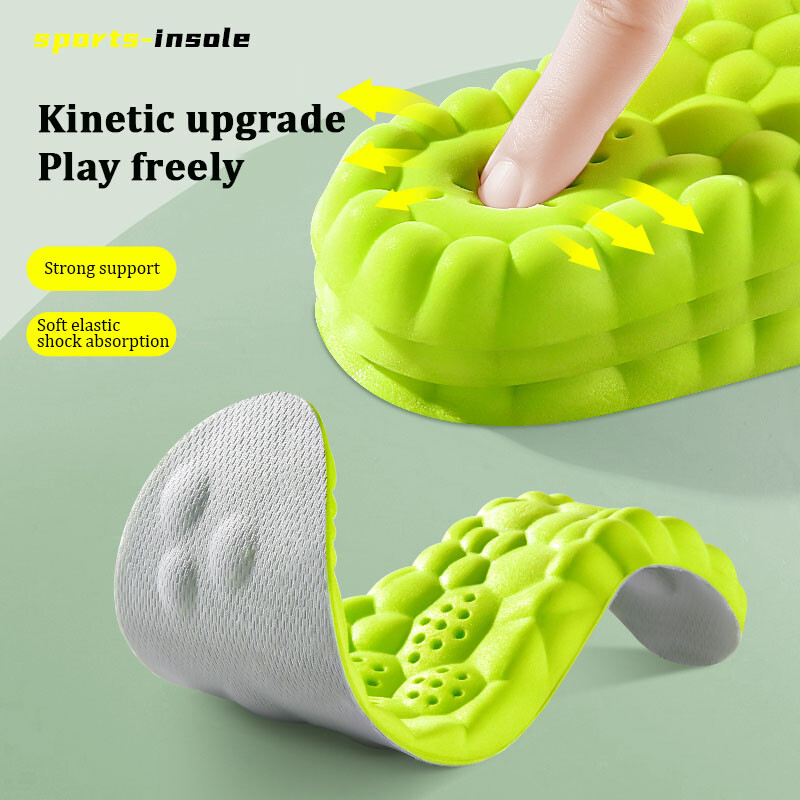 Ortopedski ulošci za trčanje od lateksa za cipele Jastučić za sportsku obuću Super meka elastičnost Dezodorans Potpora luku Masaža Apsorpcija udara