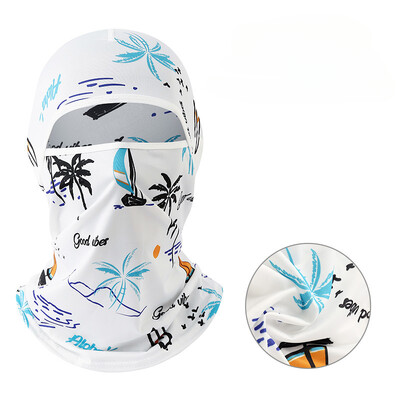 Summer Cool Balaclava Ice Silk Biciklistička kapa za cijelo lice Zaštita od sunca i UV zračenja Sportska navlaka za lice Pokrivala za glavu Biciklistička muška kapa