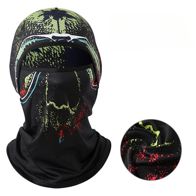 Summer Cool Balaclava Ice Silk Biciklistička kapa za cijelo lice Zaštita od sunca i UV zračenja Sportska navlaka za lice Pokrivala za glavu Biciklistička muška kapa