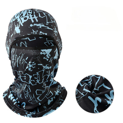 Summer Cool Balaclava Ice Silk Biciklistička kapa za cijelo lice Zaštita od sunca i UV zračenja Sportska navlaka za lice Pokrivala za glavu Biciklistička muška kapa