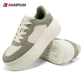 „Baasploa“ moteriški riedlenčių batai Laisvalaikio sportbačiai moterims, odiniai vaikščiojimo batai, neslystantys lauko batai su platforma