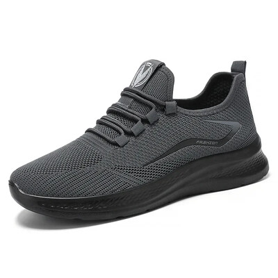 Tinkliniai vyriški vasaros nauji vienviečiai laisvalaikio bėgimo bateliai Lengvi, kvėpuojantys sportiniai teniso bateliai, darbiniai, neslystantys